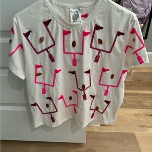 QUEEN OF SPARKLES ✨ Pink football shirt
